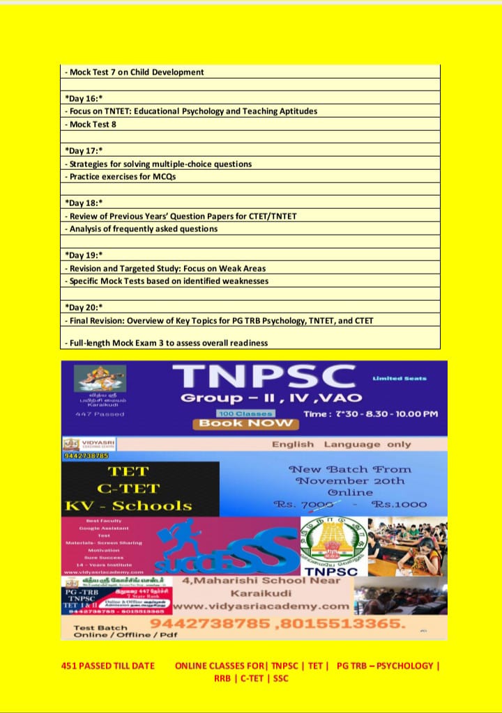 timetable